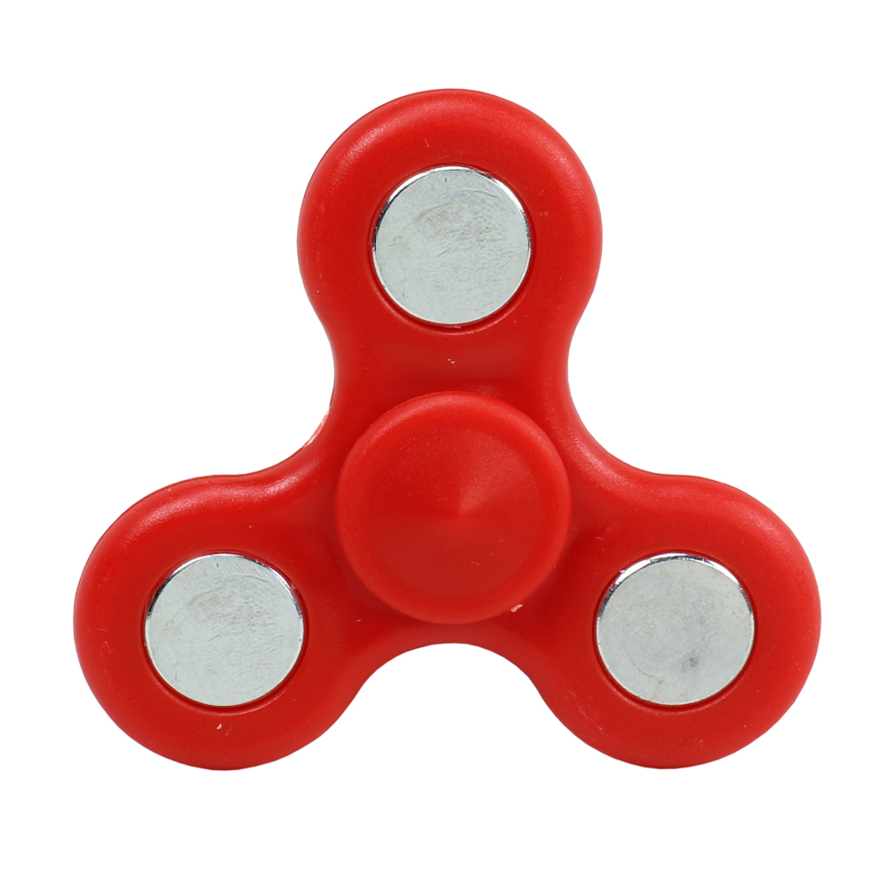 Colorful Fidget Spinner Hand Stress Reducer TOY for Anxiety Adult, Child (Red)''''